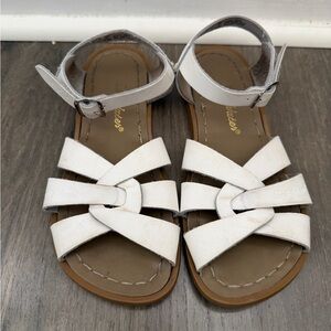 Salt Water Sandals by Hoy White Kids Sandals